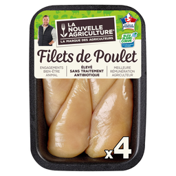 LA NOUVELLE AGRICULTURE Filets de Poulet Jaune LA NOUVELLE AGRICULTURE