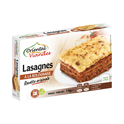 ORIENTAL VIANDES Halal Bolognese Lasagna 1 kg