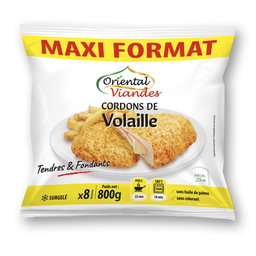 ORIENTAL VIANDES Cordon bleu halal de dinde ORIENTAL VIANDES