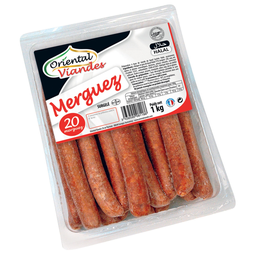 ORIENTAL VIANDES Halal Frozen Beef Merguez 1 kg
