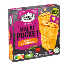 ORIENTAL VIANDES Sandwich Halal dinde fromage ORIENTAL VIANDES