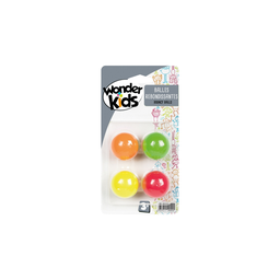 WONDERKIDS 4 Pelotas Saltarinas 38mm