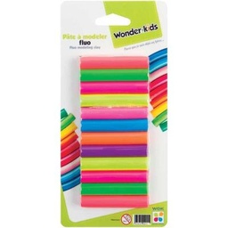 Plastilina fluorescente 12 barras