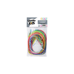 WONDERKIDS Scoubidous Surtido Purpurina 50 hebras