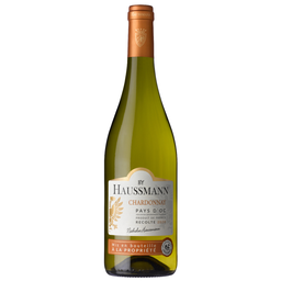 BY HAUSSMANN Vin Blanc IGP Pays d'Oc Chardonnay BY HAUSSMANN