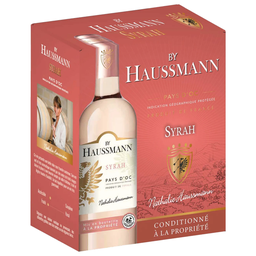 HAUSSMANN Vin rosé Syrah Pays d'Oc