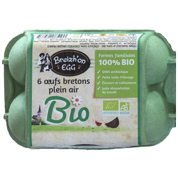 BREIZH ON EGG Œufs bio de poules plein air BREIZH'ON EGG