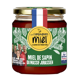 LES COMPAGNONS DU MIEL Miel de Abeto del Macizo del Jura 375 g