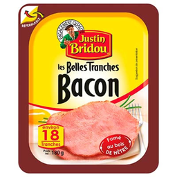 JUSTIN BRIDOU jbridou blister bacon Fume180g