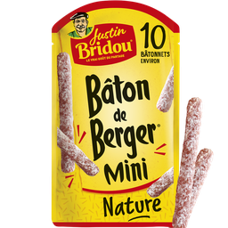 JUSTIN BRIDOU Le Bâton de Berger Minis salpicão seco nature 100 g