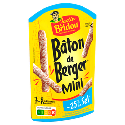 JUSTIN BRIDOU Bâton de Berger Mini Salpicão Seco Reduzido em Sal 80 g