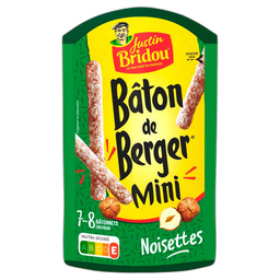 JUSTIN BRIDOU Mini Bâton de Berger avelãs 80 g