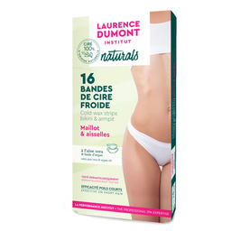 LAURENCE DUMONT Bande de cire visage froide l'huile d'argan et aloé vera