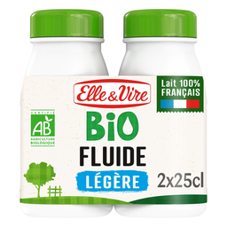 ELLE & VIRE Natas Fluidas Bio Ligeiras 2x25cl