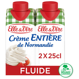 ELLE & VIRE Crème Uht Fluide Entière 30% Mg ELLE & VIRE