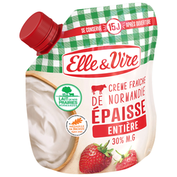 ELLE & VIRE Crème Fraiche Épaisse Entière ELLE & VIRE