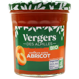 VERGERS DES ALPILLES Compota extra de alperce bio 370 g