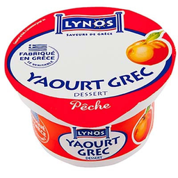 LYNOS Yogur Griego Melocotón 150 g