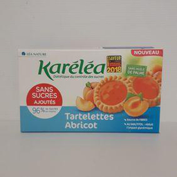 KARÉLÉA Tartelettes l'abricot 150 g