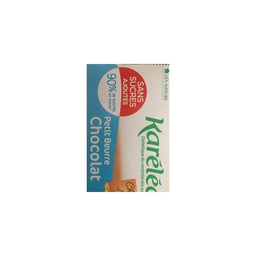 KARELEA Biscuits petit beurre chocolat sans sucre ajouté 160 g