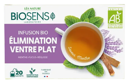 BIOSENS Infusion élimination ventre plat saveur menthe 30 g