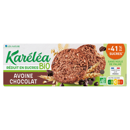 KARELEA Biscuits l'avoine et chocolat bio 150 g