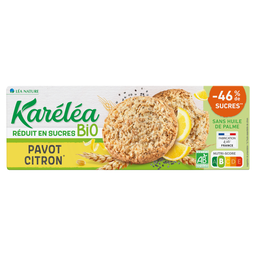 KARELEA Bolachas Bio Limão e Sementes de Papoila 150 g