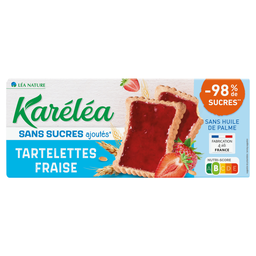 KARELEA Tarteletes de morango sem açúcares adicionados 150 g