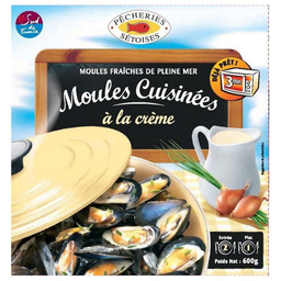 PÊCHERIES SETOISES moules à la crème 600g