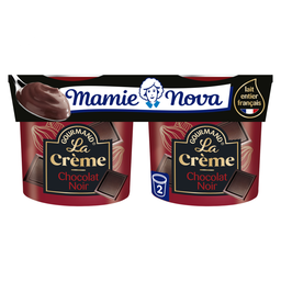 MAMIE NOVA Creme de sobremesa chocolate negro 2x150g