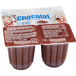 DISCOUNT Flan au chocolat x 4 100g