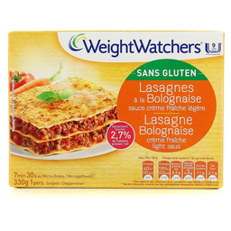 WEIGHT WATCHERS Lasagne Bolognaise Sans Gluten 330 g