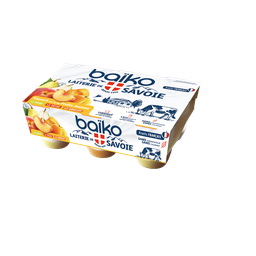 BAIKO Iogurte sobre cama de frutos amarelos 6 x 125 g