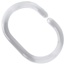 GELCO Design Anneaux de douche clip transparent 12