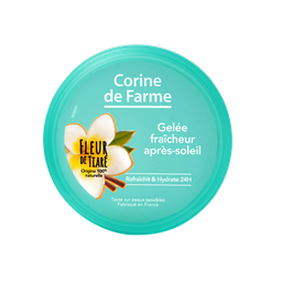 CORINE DE FARME Après-soleil Gelée Corps Fraîcheur Hydratant Apaise Fleur de Tiaré 150 ml