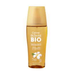 CORINE DE FARME Huile solaire sèche bio sublimatrice visage & corps spray de 150 ml