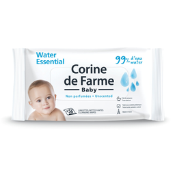 CORINE DE FARME Lingettes bébé Water Essential 56 lingettes