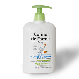 CORINE DE FARME Gel Douche Bébé Corps et Cheveux Surgras 500 ml