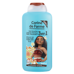 CORINE DE FARME Gel de ducha y baño espuma cuerpo y cabello 3 en 1 Vaiana 500 ml