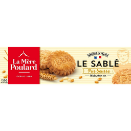 LA MERE POULARD Biscuits sablés pur beurre au œufs plein air 125 g
