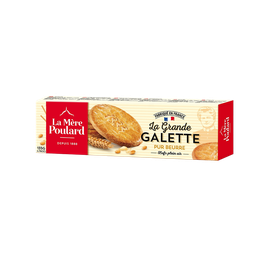 LA MERE POULARD Biscuits grande galette pur beurre aux oeufs plein air 135 g