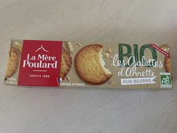 LA MERE POULARD Les galettes d'annette pur beurre bio MERE 110 g