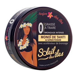 SOLEIL DES ILES Graisse à traire bronzage intense monoï de Tahiti parfum des îles 150 ml
