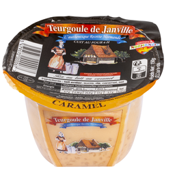 TEURGOULE DE JANVILLE Riz au lait caramel TEURGOULE DE JANVILLE