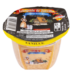 TEURGOULE DE JANVILLE Riz au lait vanille TEURGOULE DE JANVILLE