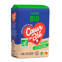 LA COMPAGNIE DES FARINES Harina de trigo bio Cœur de Blé 1 kg