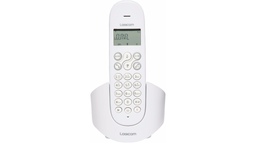 LOGICOM Luna 155T Téléphone DECT Identification de l'appelant Blanc