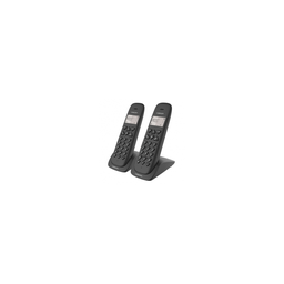 LOGICOM Téléphone fixe avec répondeur VEGA 250 duo Noir