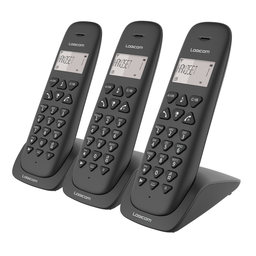 LOGICOM Vega 350 Téléphone DECT Noir