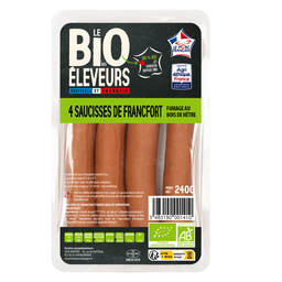BONJOUR CAMPAGNE Saucisses bio Francfort BONJOUR CAMPAGNE